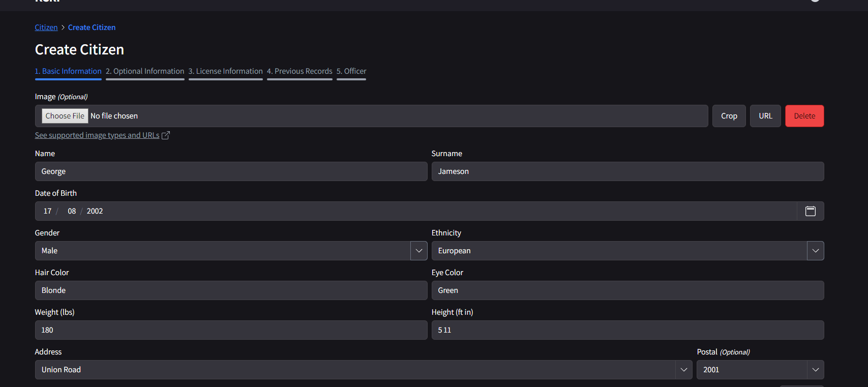 Create Citizen (pt1)